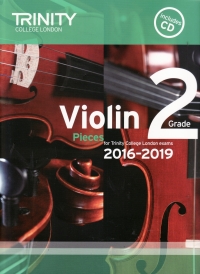 Trinity Violins 2016-2019 Grade 2 Score & Part+cd Sheet Music Songbook