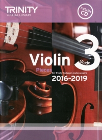 Trinity Violins 2016-2019 Grade 3 Score & Part+cd Sheet Music Songbook