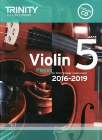 Trinity Violins 2016-2019 Grade 5 Score & Part+cd Sheet Music Songbook