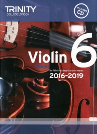 Trinity Violins 2016-2019 Grade 6 Score & Part+cd Sheet Music Songbook