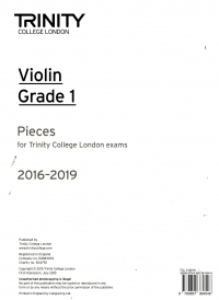 Trinity Violins 2016-2019 Grade 1 Part  Sheet Music Songbook