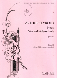 Seybold New Violin Study School Op182 Book 2 Sheet Music Songbook