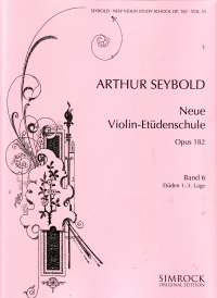 Seybold New Violin Study School Op182 Book 6 Sheet Music Songbook