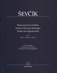 Sevcik School Of Bowing Technique Op2 Vol 2 Sheet Music Songbook