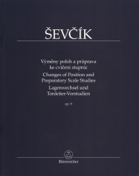 Sevcik Changes Of Position Preparatory Scales Op8 Sheet Music Songbook