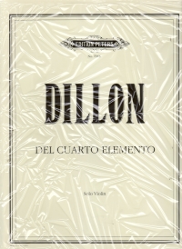 Dillon Del Cuarto Elemento Violin Sheet Music Songbook