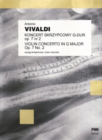 Vivaldi Violin Concerto G Major Op7 No2 Vln/pf Sheet Music Songbook