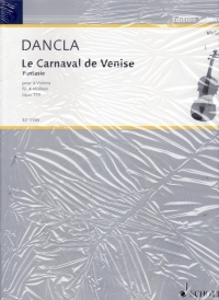 Dancla Carnival Of Venice Op 119  4 Violins Parts Sheet Music Songbook