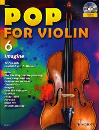 Pop For Violin 6 Imagine + Cd Sheet Music Songbook