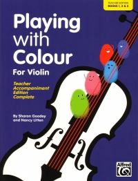 Playing With Colour For Violin Teacher Edition 1-3 Sheet Music Songbook