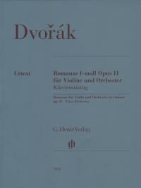 Dvorak Romance Fmin Op11 Violin & Orch Reduction Sheet Music Songbook