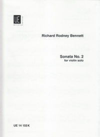 Bennett Sonata No. 2 Violin Sheet Music Songbook