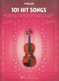 101 Hit Songs Violin Sheet Music Songbook