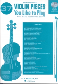 37 Violin Pieces You Like To Play Book & Cd Sheet Music Songbook