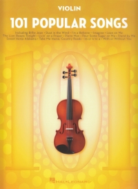 101 Popular Songs Violin Sheet Music Songbook