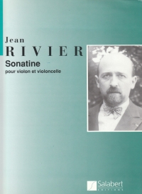 Rivier Sonatine Violin & Cello Sheet Music Songbook