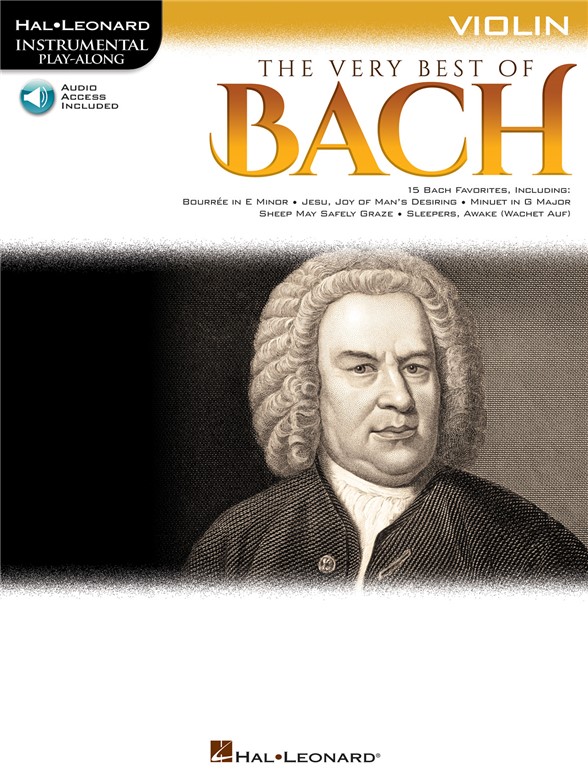 Very Best Of Bach Instrumental Violin + Online Sheet Music Songbook