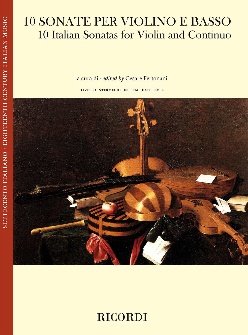 10 Italian Sonatas For Violin And Continuo Sheet Music Songbook