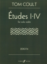 Coult Etudes I-iv Solo Violin Sheet Music Songbook