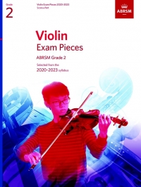 Violin Exams 2020-2023 Grade 2 Violin & Pf Abrsm Sheet Music Songbook