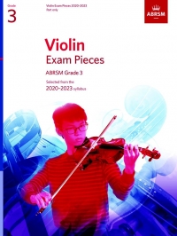 Violin Exams 2020-2023 Grade 3 Violin Part Abrsm Sheet Music Songbook