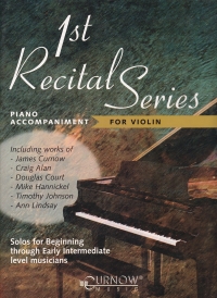 1st Recital Series Violin Piano Accompaniments Sheet Music Songbook