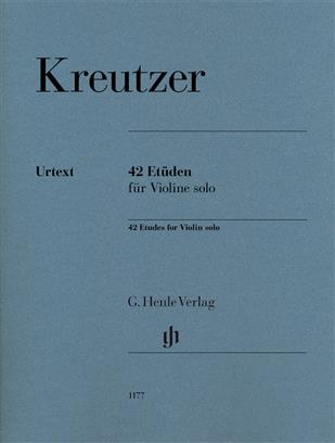 Kreutzer 42 Etudes For Violin Sheet Music Songbook