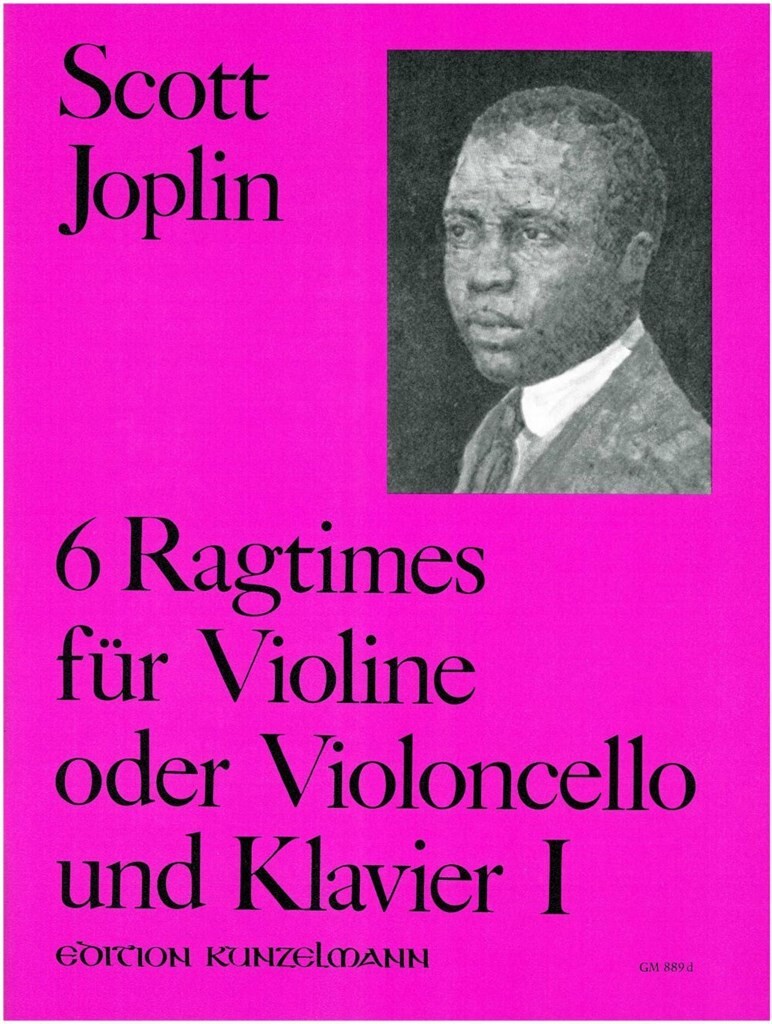 Joplin Six Ragtimes For Violin Or Cello 1 Forster Sheet Music Songbook