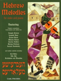Hebrew Melodies Wen Violin & Piano Sheet Music Songbook