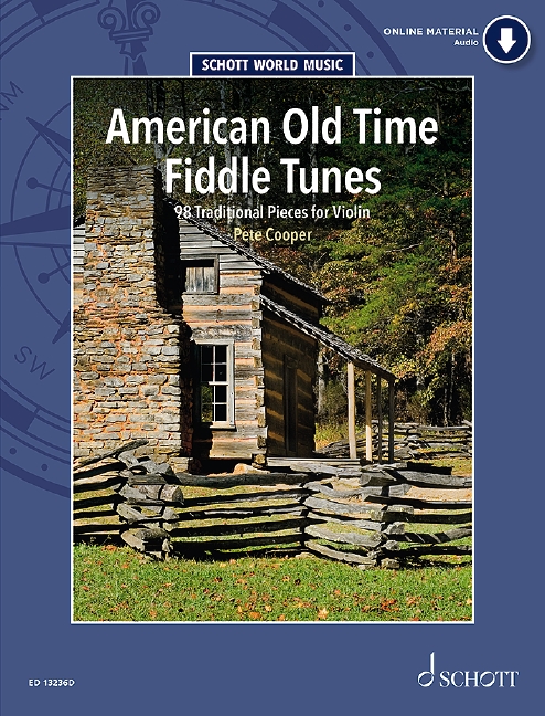 American Old Time Fiddle Tunes Cooper Book +online Sheet Music Songbook