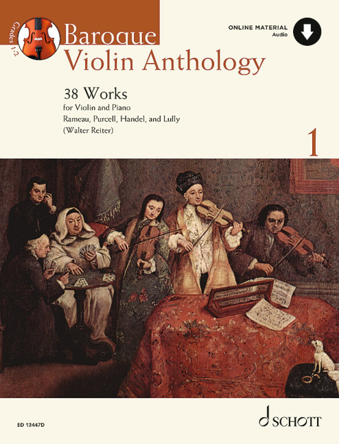 Baroque Violin Anthology Vol 1 + Online Sheet Music Songbook