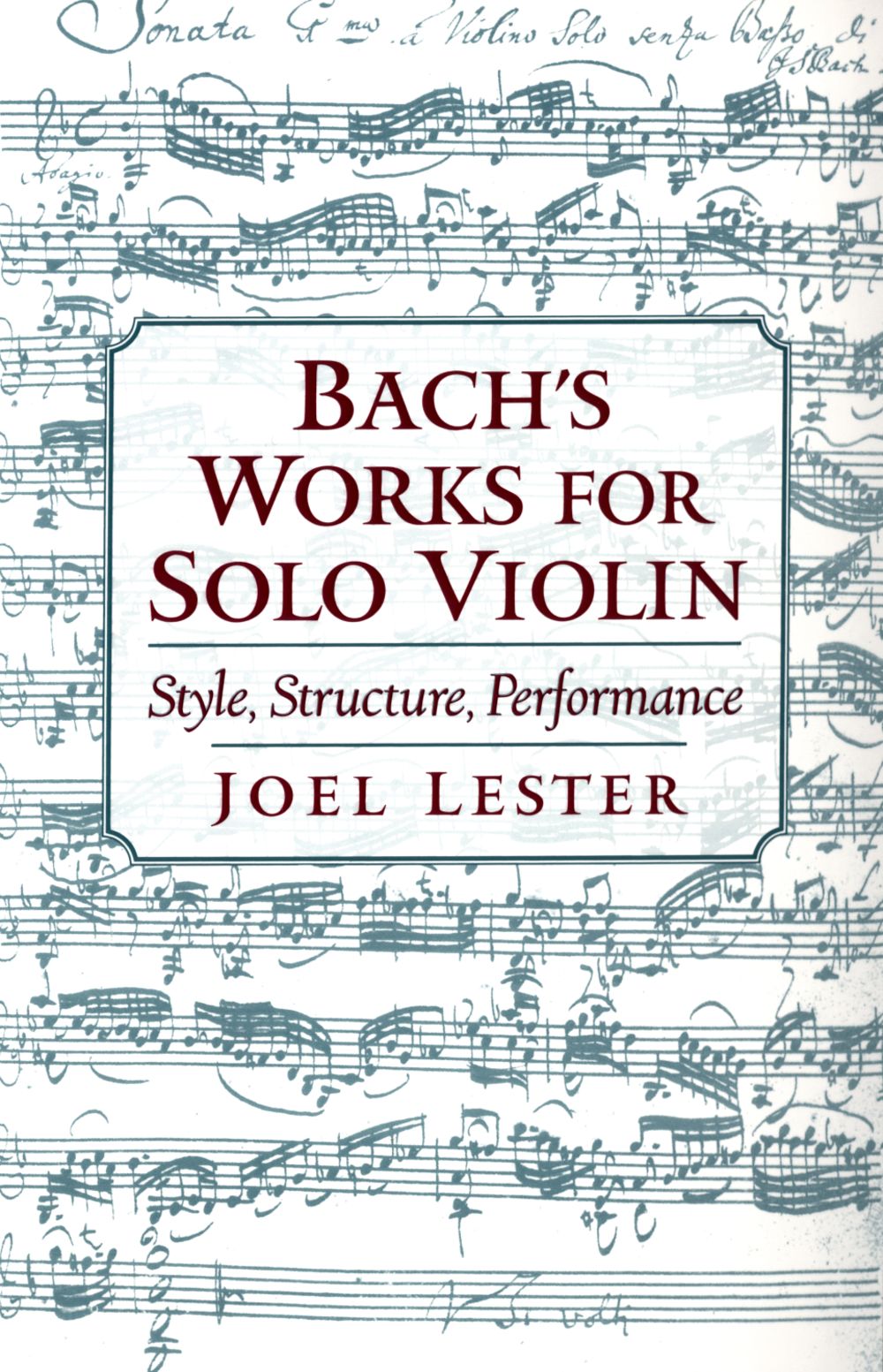 Lester Bachs Works For Solo Violin Paperback Sheet Music Songbook