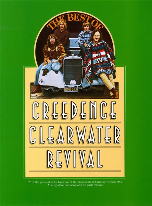 Creedence Clearwater Revival Best Of P/v/g Sheet Music Songbook