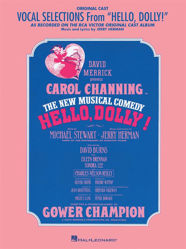 Hello Dolly Vocal Selection Pvg Sheet Music Songbook