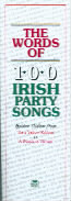 Words Of 100 Irish Party Songs Sheet Music Songbook