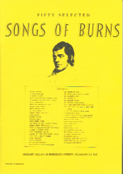 50 Selected Songs Of Burns Pvg Sheet Music Songbook