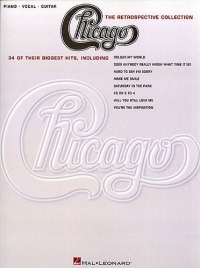 Chicago Retrospective Piano Vocal Guitar Sheet Music Songbook