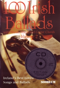 100 Irish Ballads 2 Book & Cd Piano Vocal Guitar Sheet Music Songbook