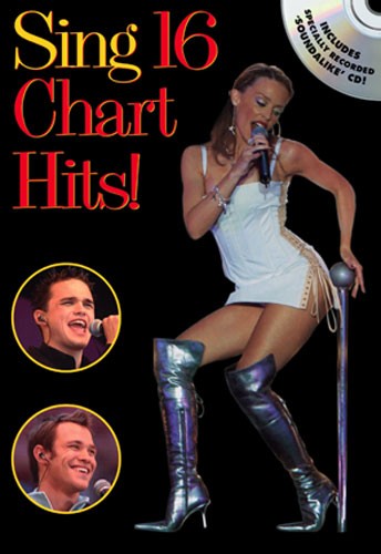 Sing 16 Chart Hits Book & Cd Pvg Sheet Music Songbook