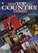 2003 Top Of The Country Charts Pvg Sheet Music Songbook
