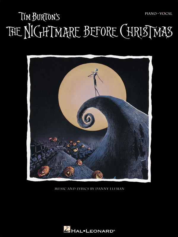 Tim Burtons Nightmare Before Christmas Pvg Sheet Music Songbook