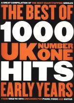 Best Of 1000 Uk No 1 Hits: Early Years 1952-1974 Sheet Music Songbook