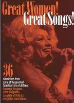 Great Women Great Songs Pvg Sheet Music Songbook