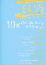 10 21st Century Hit Songs Piano Vocal Guitar Sheet Music Songbook