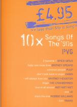 10 Songs Of The 90s Piano Vocal Guitar Sheet Music Songbook