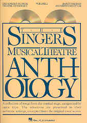 Singers Musical Theatre Anthology 2 Bari/bass Cd Sheet Music Songbook
