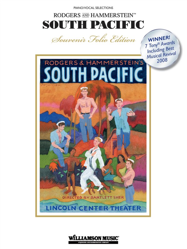 South Pacific Souvenir Folio Edition Pvg Sheet Music Songbook