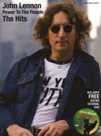 John Lennon Power To The People The Hits Pvg + Dvd Sheet Music Songbook