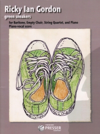 Ricky Ian Gordon Green Sneakers Piano Vocal Sheet Music Songbook