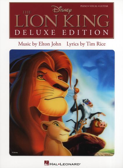 Lion King Deluxe Edition Pvg Sheet Music Songbook